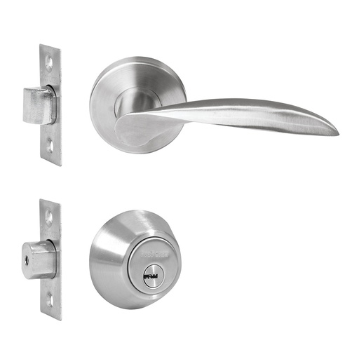 [HC140392] PROFORZA CERRADURA MANIJA     ENTRADA AC INOX LLAVE MAR MESS