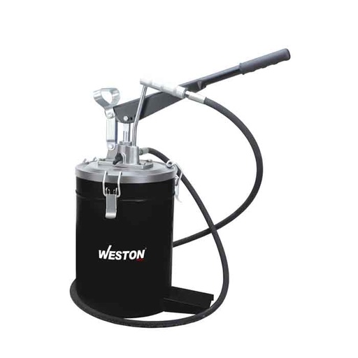 [HC143723] WESTON BOMBA D/ENGRASE 15KG   C/MANG 1/4"X2M S/RUEDAS W-7080