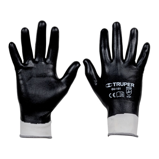 [HC129643] TRUPER GUANTES POLIESTER RECUB D/NITRILO GU-151  T-CH