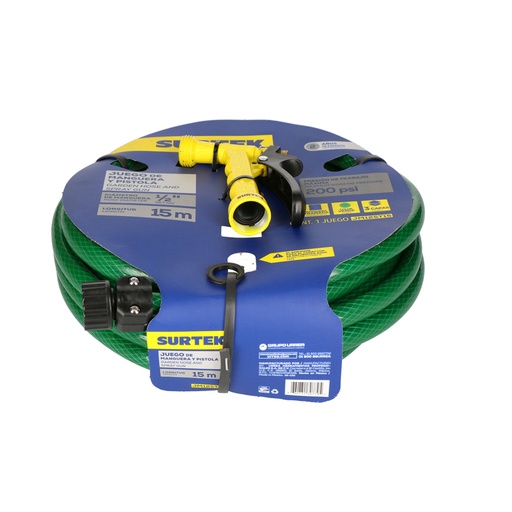 [HC140282] SURTEK MANGUERA JM12ST15 VERDE1/2" 15MTS C/130346