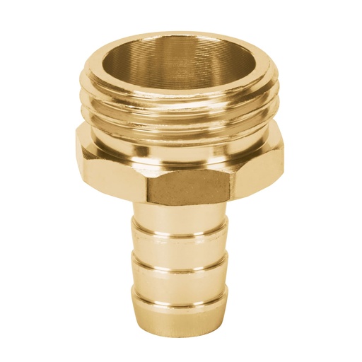 [HC153539] TRUPER CONECTOR MACHO 1/2"    SENCILLO ALUM CM-1/2A