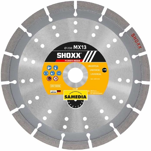 [HC152688] SAMEDIA DISCO DIAM    SEGMENTADO MX13 9" 310349 SHOXX