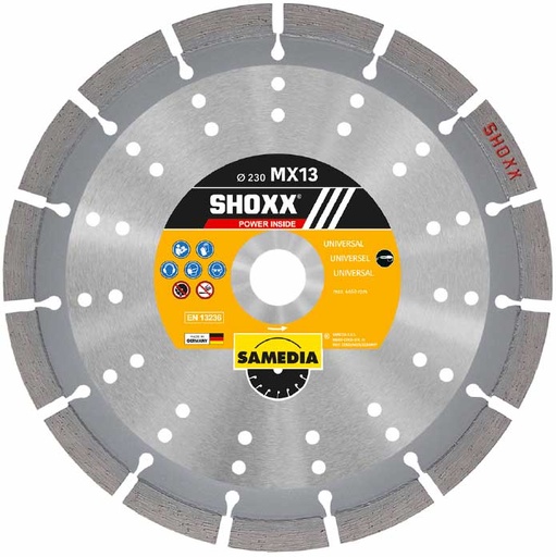 [HC152689] SAMEDIA DISCO DIAM    SEGMENTADO MX13 14" 310353 SHOXX