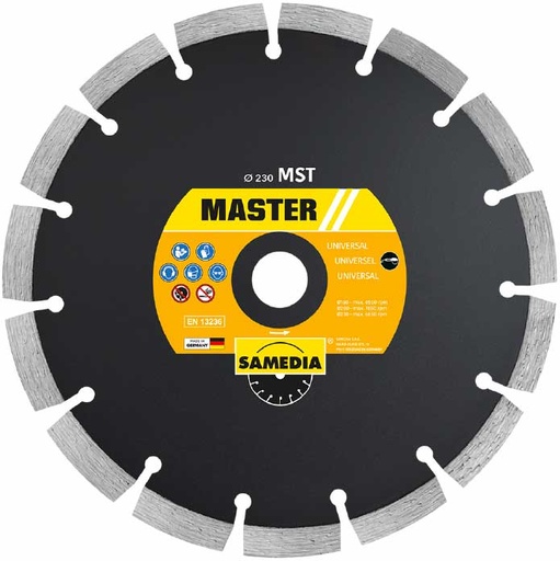 [HC152693] SAMEDIA DISCO DIAM    SEGMENTADO MST 12" 310370 MASTER