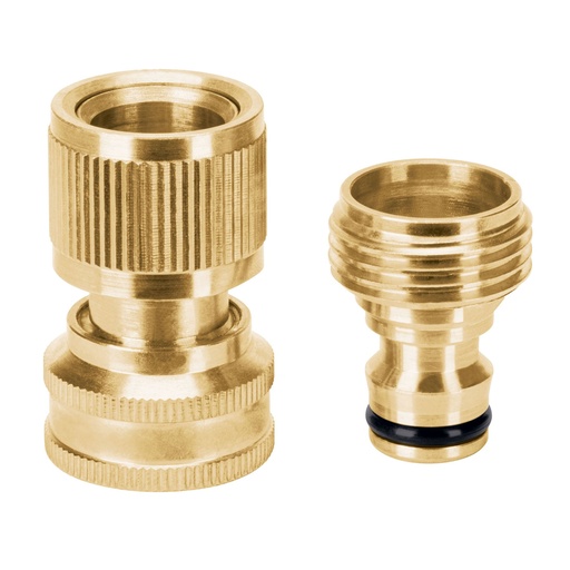 [HC153692] TRUPER CONECTOR LATON 3/4"    CAMB RAP CLICK-ACCM