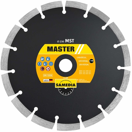 [HC152692] SAMEDIA DISCO DIAM    SEGMENTADO MST 9" 300010 MASTER