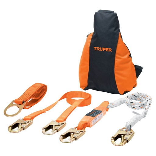 [HC152483] TRUPER JGO POSICIONAMIENTO Y  CONTRA CAIDA 140KG ANSI ARN 3A