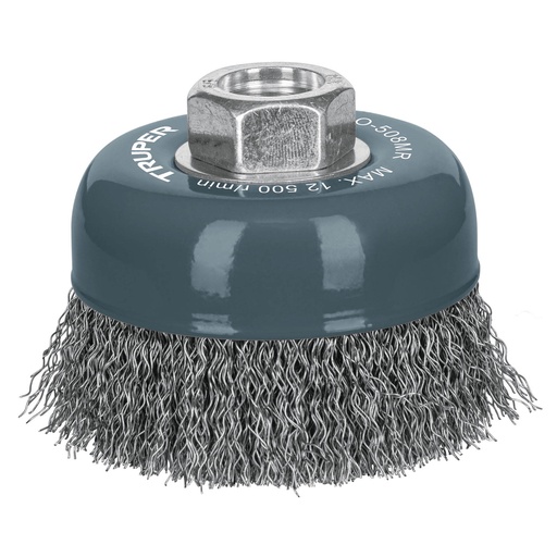 [HC153020] TRUPER CARDA COPA DE ALAMBRE  3" EJE MR ONDULADO FINO