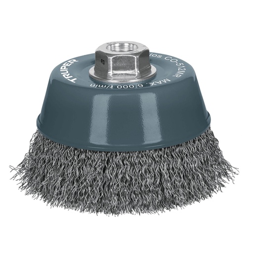 [HC153022] TRUPER CARDA  DE COPA 5"      ONDULADO FINO CO-512MR