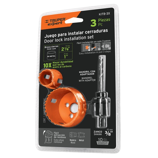 [HC148778] TRUPER BROCASIERRA BIM JGO    3PZ KITB-3X