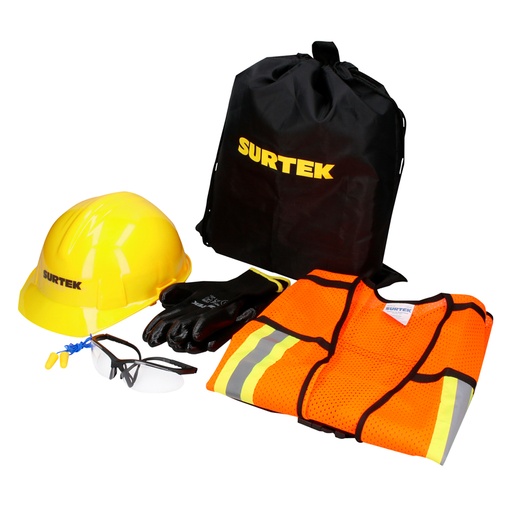 [HC153033] SURTEK EQUIPO PROTECCION      P/CONTRUCCION MEDIANO 6PZ JPB6
