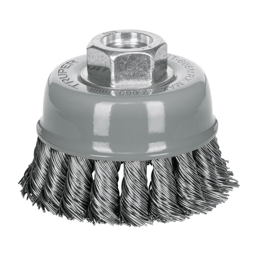 [HC152383] TRUPER CARDA DE COPA 3"       ALAMBRE TRENZADO GRUESO CT-608