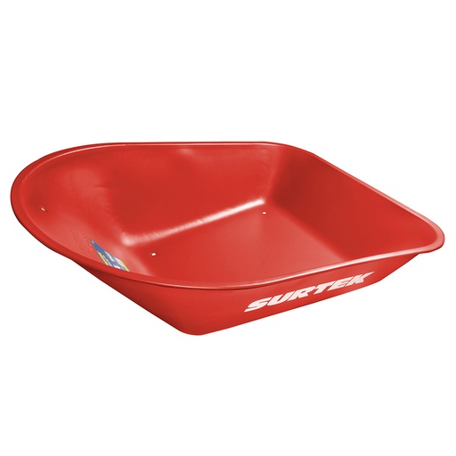 [HC150190] SURTEK CONCHA P/CARRETILLA    6PIES CUB. ROJA HJE AMERIC CS6