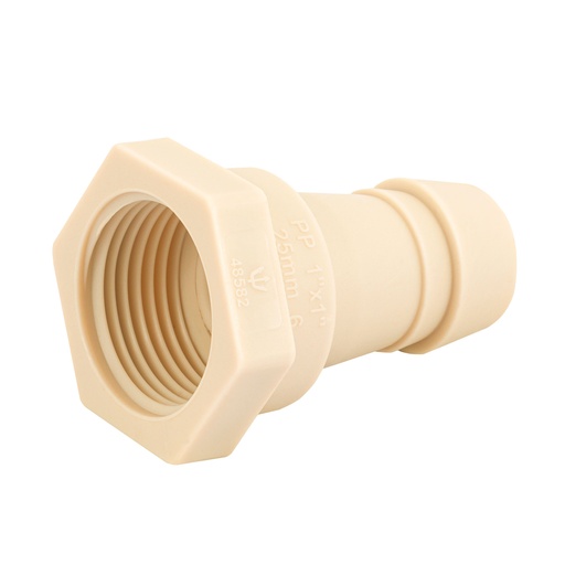 [HC155278] CONECTOR INSERCION ROSCA      INT PP 1X1"