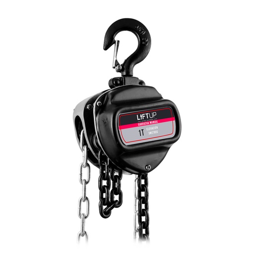[HC149252] LIFTUP GARRUCHA NEGRA         D/CADENA 1TON 3MT