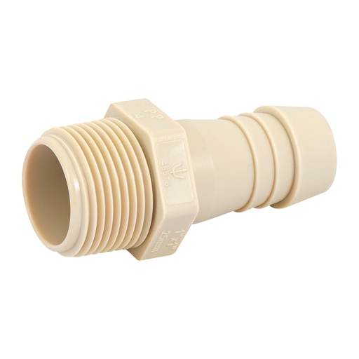 [HC155280] CONECTOR INSERCION ROSCA      EXT PP 1X1"