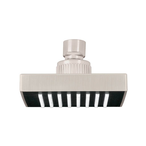 [HC153871] FOSET REGADERA CUADRADA 4"    SATIN S/BRAZO AQUA R-403SN