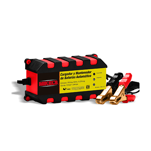 [HC24031] MIKELS CARGADOR BATERIAS AUTOMATICO 1.5 AMPERES CBA-1.5