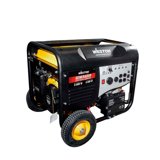 [HC152076] WESTON GENERADOR GASOLINA     9600-8600W ARRQ ELEC