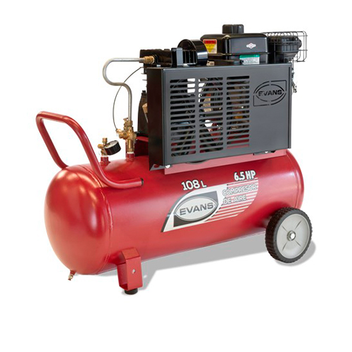 [HC147350] EVANS COMPRESOR 6.5HP 108LT   A GASOL E170G0650BS-108