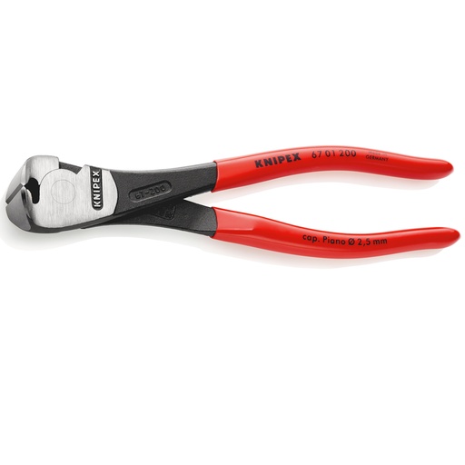 [HC153389] KNIPEX PINZA DE CORTE         FRONTAL 200MM EXT.FUERTE 67 01