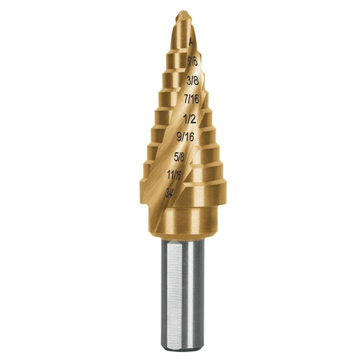 [HC153622] TRUPER BROCA ESCALONADA       1/4-3/4" TITAN 9ESC BES-9X
