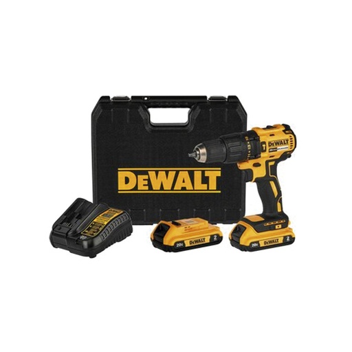[HC148494] DEWALT ROTOMARTILLO ATORN     1/2" 20V C/CARG+2BAT+EST DCD77