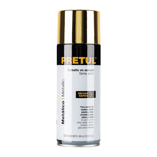 [HC148979] PRETUL PINTURA AEROSOL ORO    METALICA 300ML PAM-OR-P