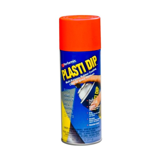 [HC150653] PLASTI DIP AEROSOL PINTURA    PLASTICA ROJO 11OZ 11201
