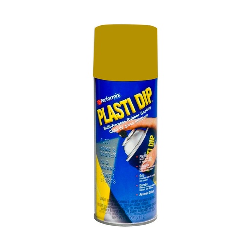 [HC150657] PLASTI DIP AEROSOL PINTURA    PLASTICA DORADO 11OZ 11211-6