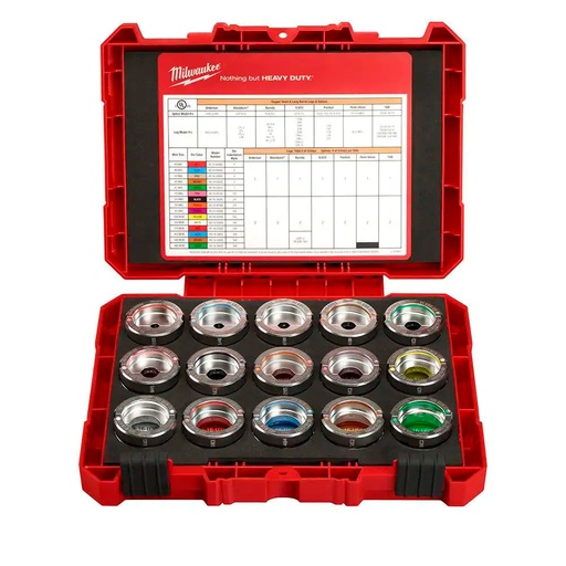 [HC153703] MILWAUKEE JGO DADOS           P/PONCHADORA #8-600MCM COBRE