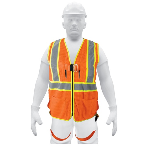 [HC149065] TRUPER CHALECO DE SEGURIDAD   NARANJA P/ARNES A.VIS. CHS-700
