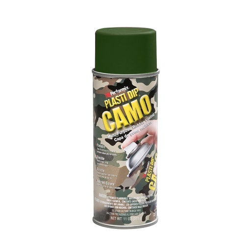 [HC150659] PLASTI DIP AEROSOL PINTURA    PLASTICA VERDE CAMUF 11OZ 1121