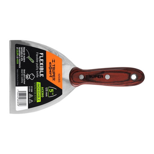 [HC153734] TRUPER ESPATULA 5" AC INOX    MGO MADERA ET-5XM