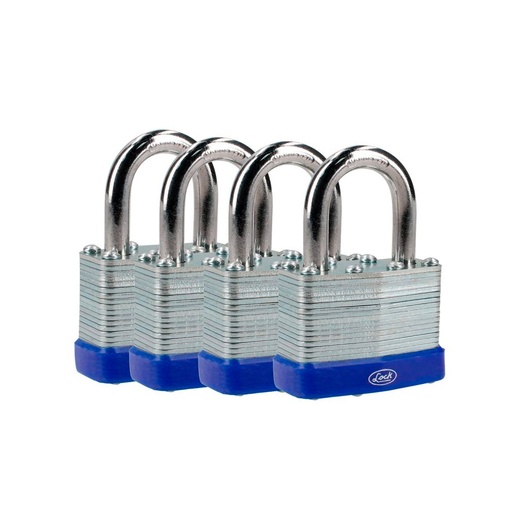 [HC153832] LOCK JGO 4 CANDADOS           LAMINADOS  40MM J4CLA
