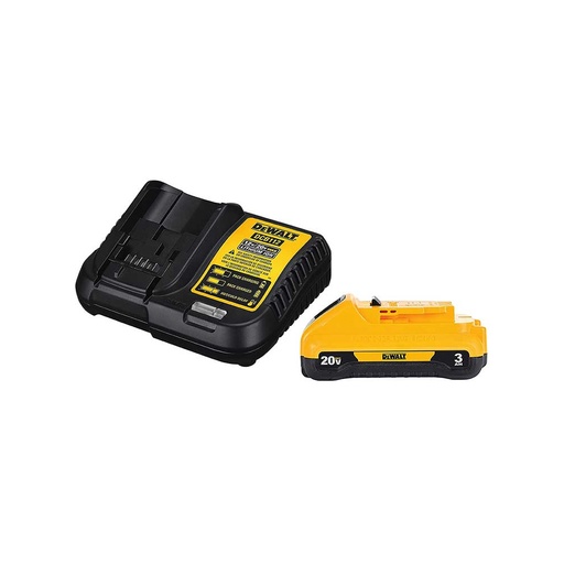 [HC153007] DEWALT JGO CARGADOR +BATERIA  COMPACTA 20V DCB230C