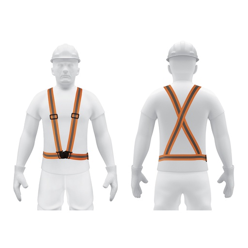 [HC139531] TRUPER CHALECO T.ARNES        NARANJA C/REFLEJANTE CHS-400N