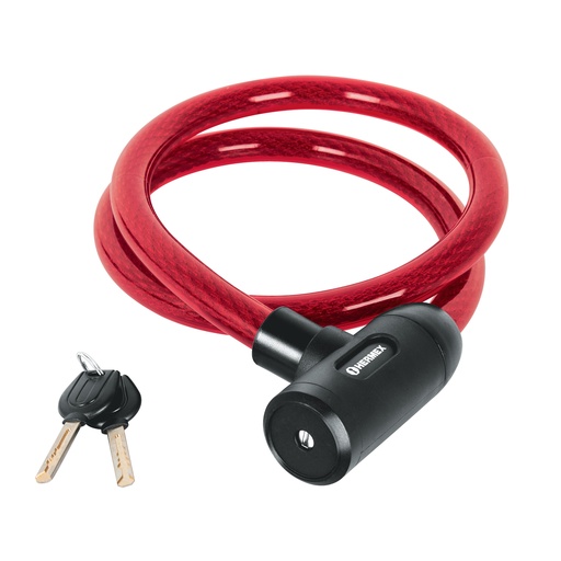 [HC20805] HERMEX CANDADO P/BICICLETA    C/LLAVE 20X1200MM CB-20