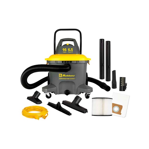 [HC155583] KOBLENZ ASPIRADORA            SECO/MOJADO 16GAL CONTYRACTOR