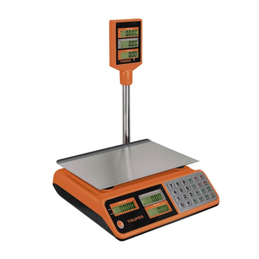 [HC155466] TRUPER BASCULA ELECTRONICA    40KG MULTIFUNC C/TORRETA BASE-
