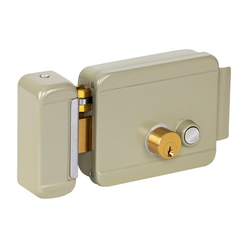 [HC155468] HERMEX CERRADURA SOBREPONER   ELECT IZQ C/BOTON CEM-32I