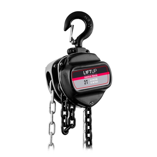 [HC159808] LIFTUP GARRUCHA NEGRA         D/CADENA 2TON 10MT