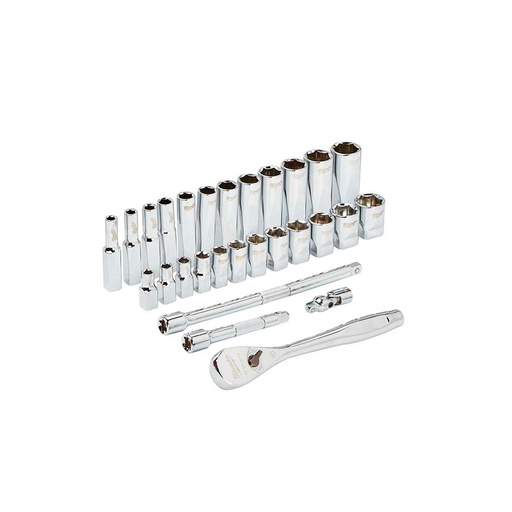 [HC157050] MILWAUKEE DADOS JG28PZ 1/4"   C/TRINQUETE 48-22-9504