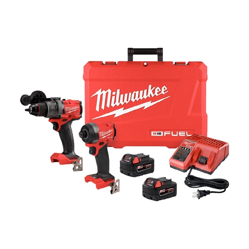 [HC155980] MILWAUKEE COMBO ROTOMARTILLO  +ATOR IMP+2BAT+CARG 3697-22