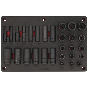 [HC149620] URREA JGO DADOS 29PZ 1/2"     STD CH241P