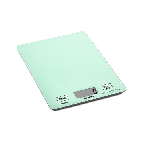 [HC162485] RHINO BASCULA PLATO 05KG      CRISTAL TEMPLADO BACRI-5M