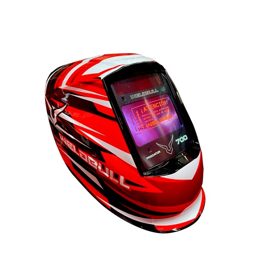 [HC160286] WELDBULL CARETA SOLDAR-ELECT  5-13 4 SENSORES VIS.COLOR