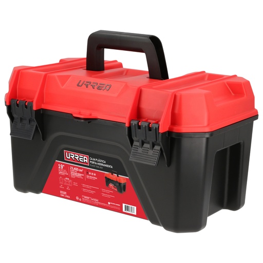 [HC164081] URREA CAJA PLASTICA 19"       BROCHE PLAST CHAROLA CPU19P