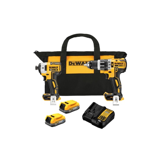 [HC154181] DEWALT COMBO ROTOMARTILLO     +LLAVE IMP+2BAT+CARG +BOLSA