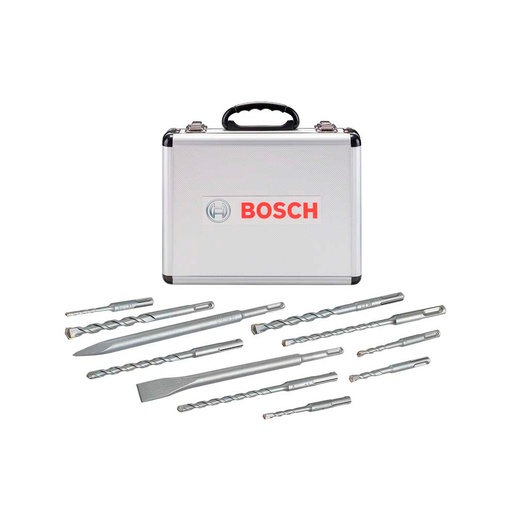 [HC157120] BOSCH JGO BROCAS Y CINCELES   SDS PLUS 11PZ C/ESTUCHE